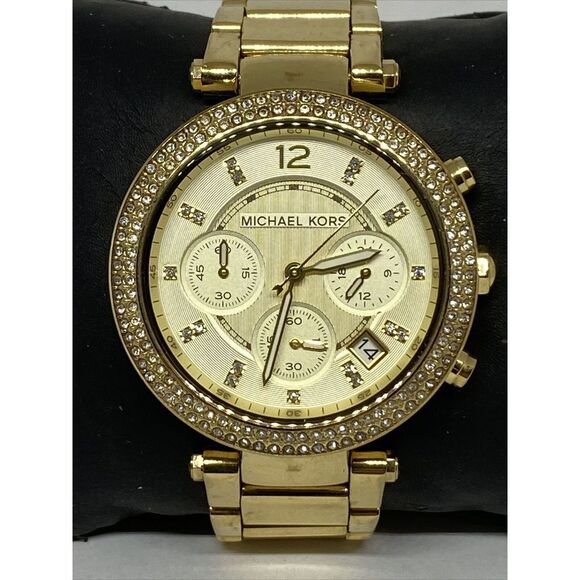 Michael Kors Parker MK5354 Womens Stainless Steel Analog Dial Quartz Watch MP252 - Picture 2 of 12